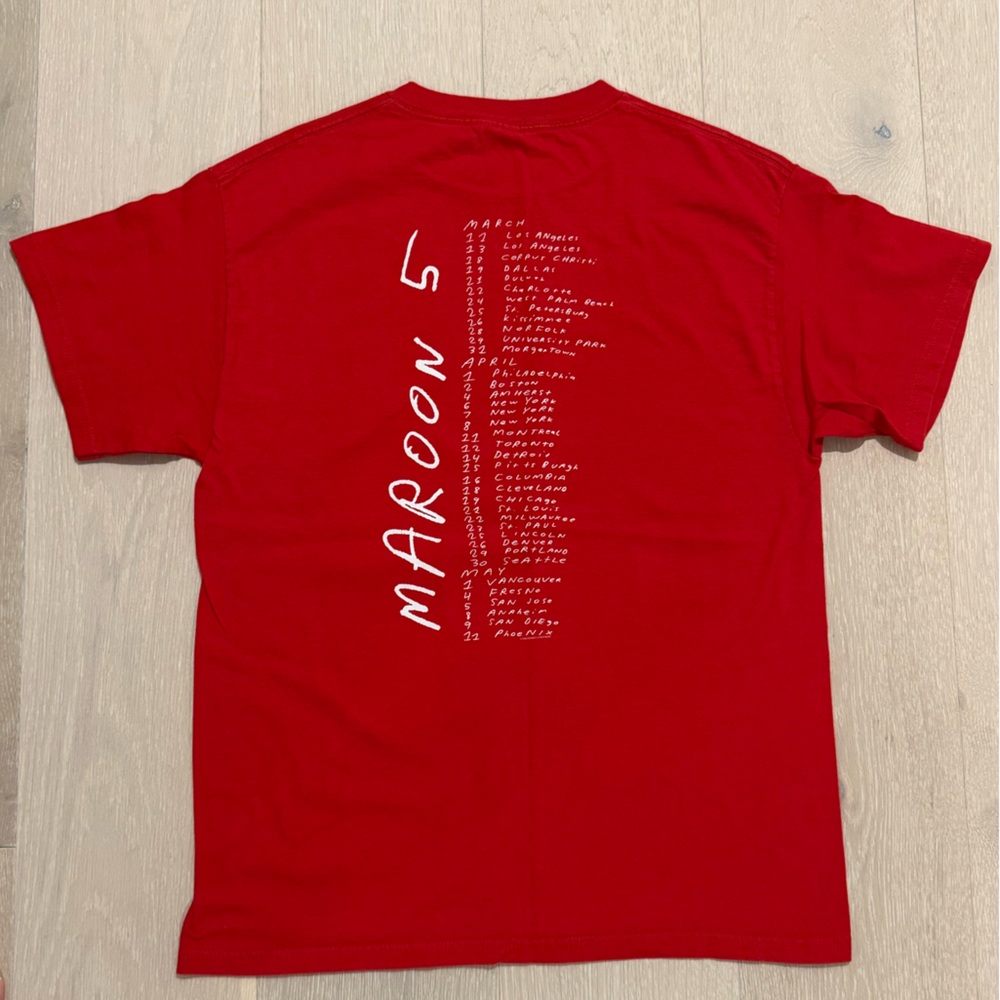 Maroon 5 2005 Concert Tour T-Shirt